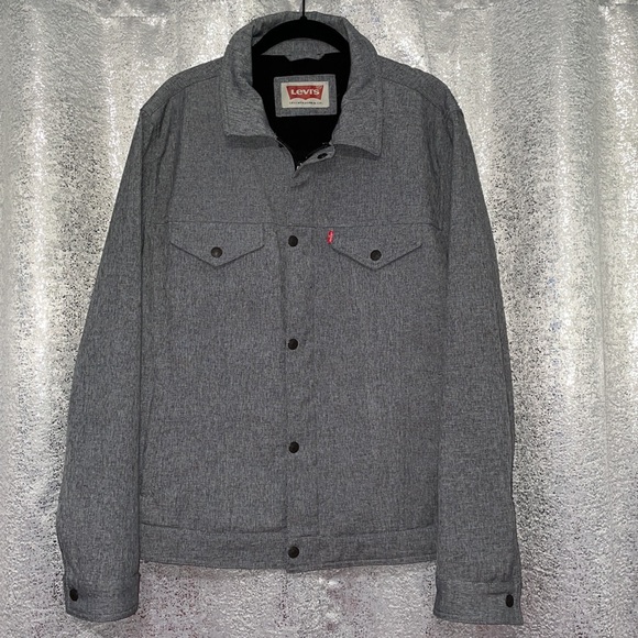 Levi's Other - Like New Levi’s Gray Zip-Up Jacket - Medium